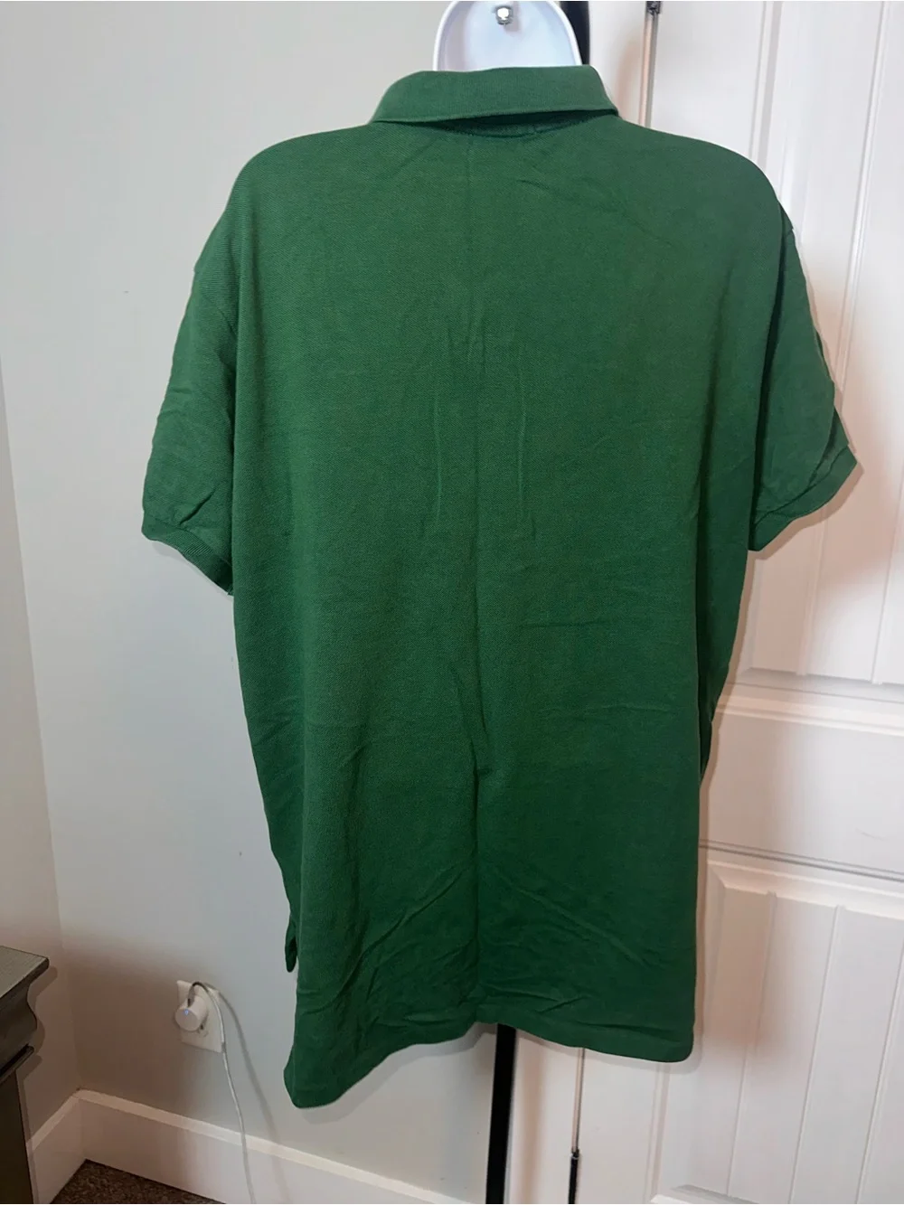 Ralph‎ Lauren Vintage Size Large Mens Green Polo with Large Gold Pony Embroidery